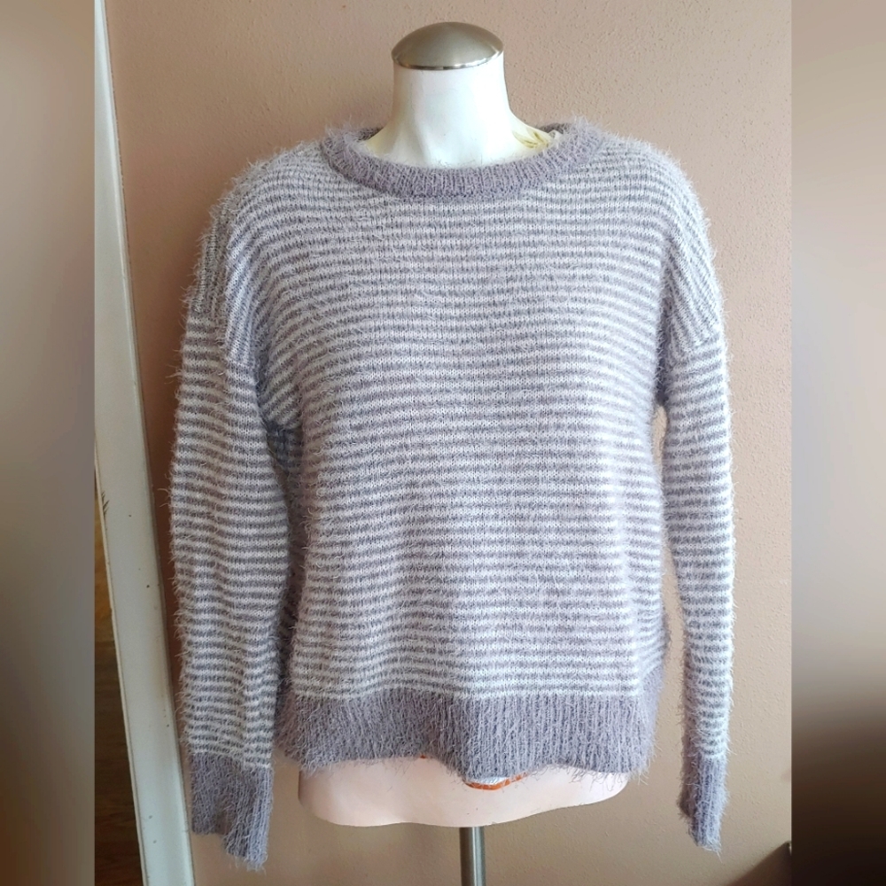 Maurice's Small Crew Neck Striped Sweater
